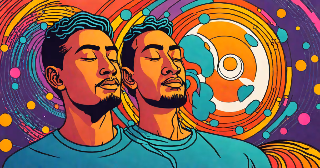 Person meditating with eyes closed, symbolizing inner focus