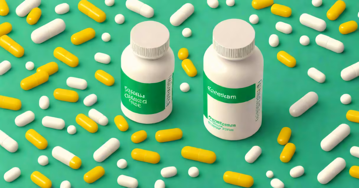 White pill bottle containing potassium chloride tablets