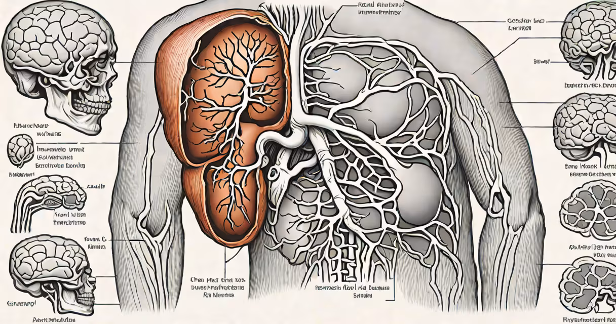 Medical illustration showing kidney anatomy and common pain locations