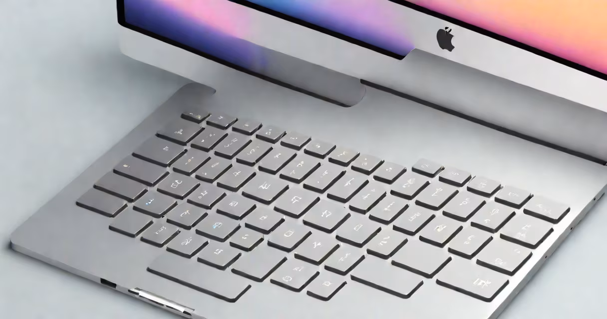MacBook keyboard with Space and K highlighted