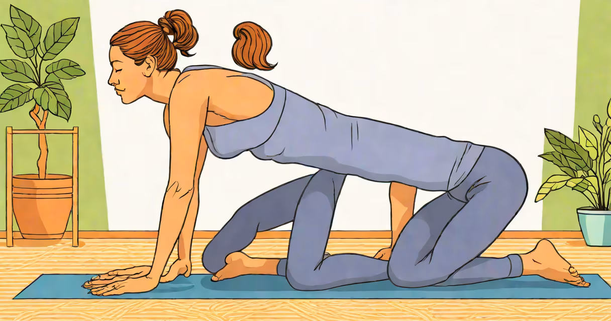 Person performing a seated forward bend stretch