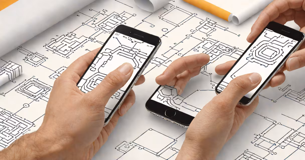 Close-up of hand pressing iPhone screen with 3D Touch visualization