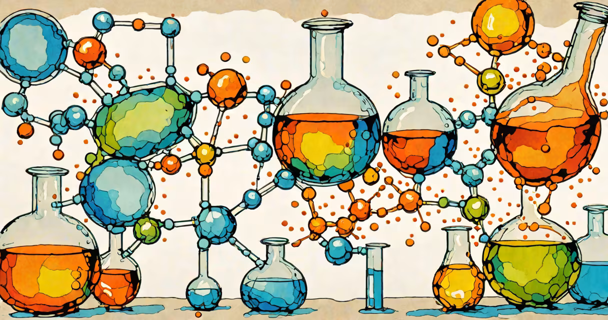 Molecular structure of phosphoric acid against a neutral background