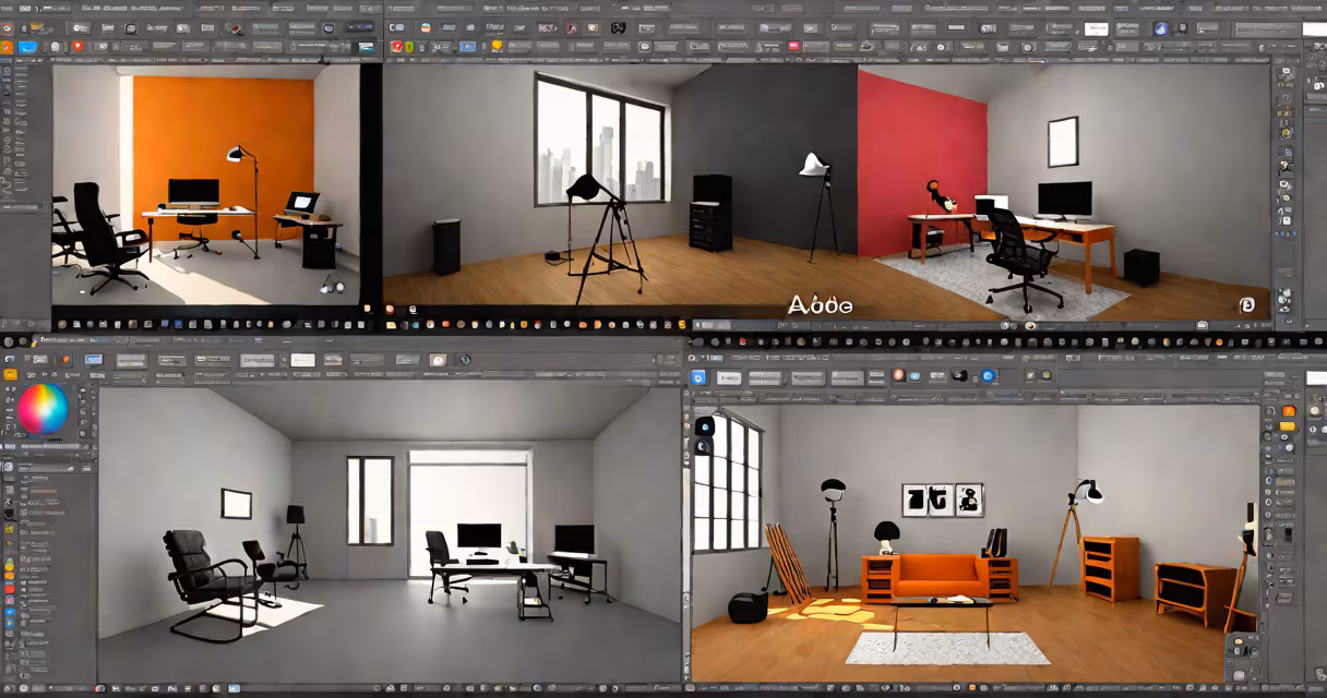 Side-by-side screenshots of Affinity Designer and Adobe Illustrator interfaces