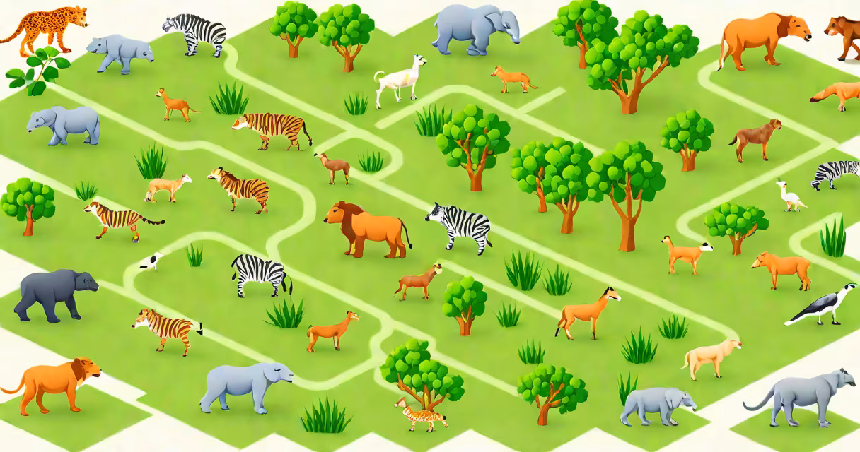 Illustration of evolutionary timeline with key species
