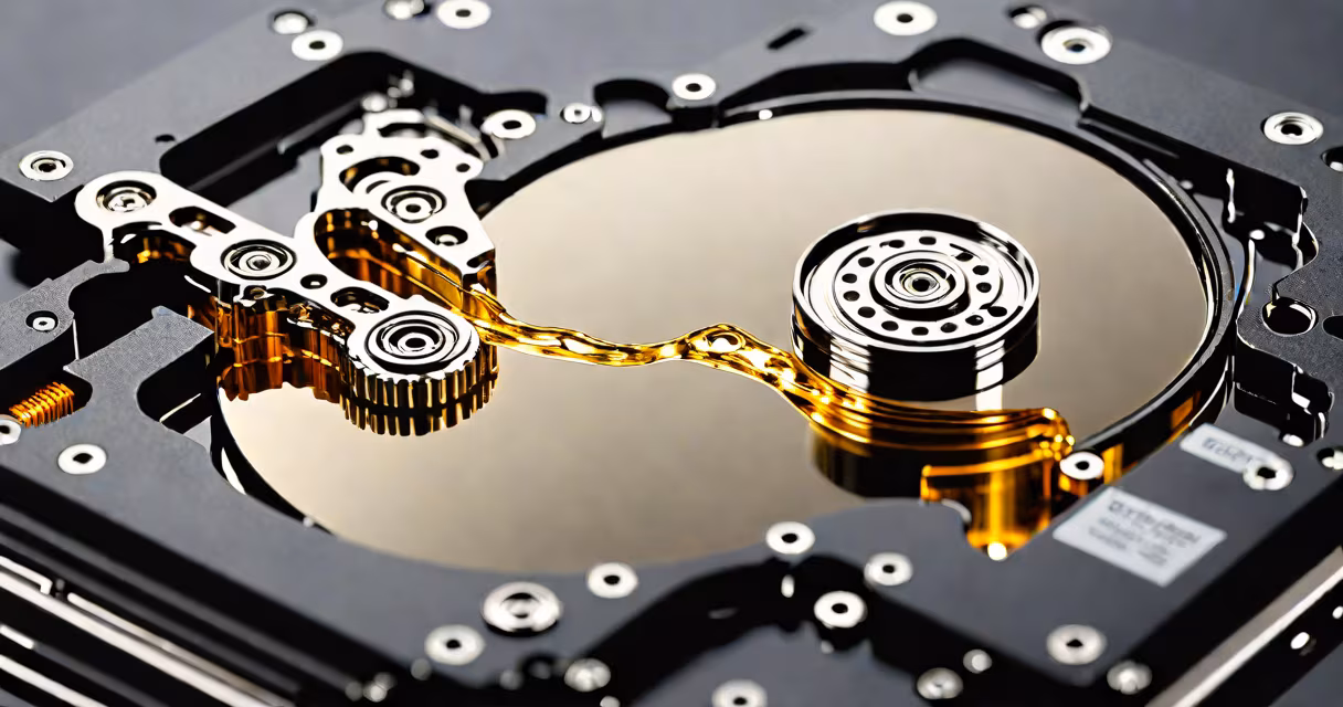Windows Disk Management tool showing partitioned hard drive