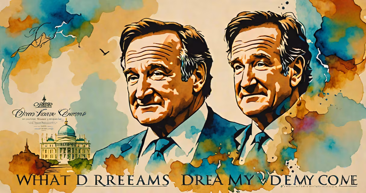 Movie poster for What Dreams May Come featuring Robin Williams