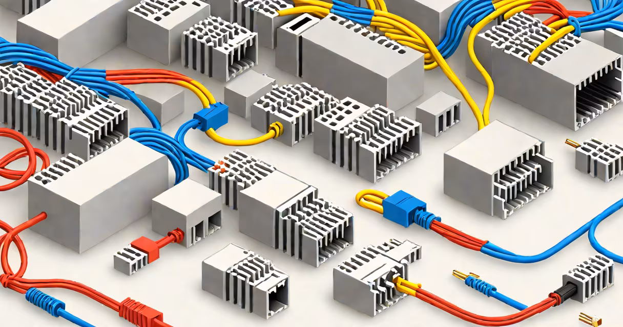 RJ45 connector with exposed wires showing proper cat 5e wiring