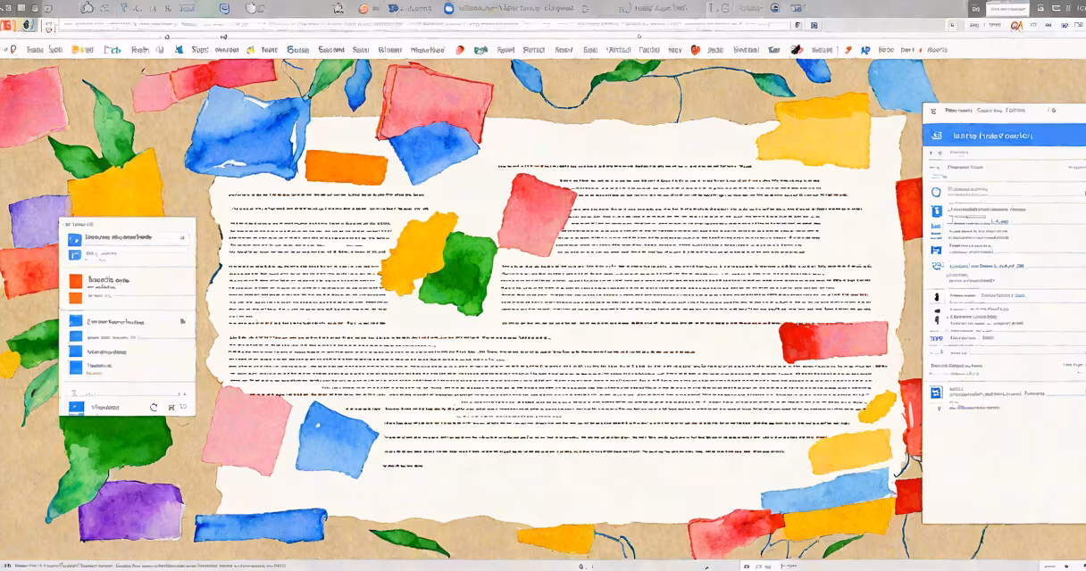 Screenshot of Google Docs interface showing an outline view