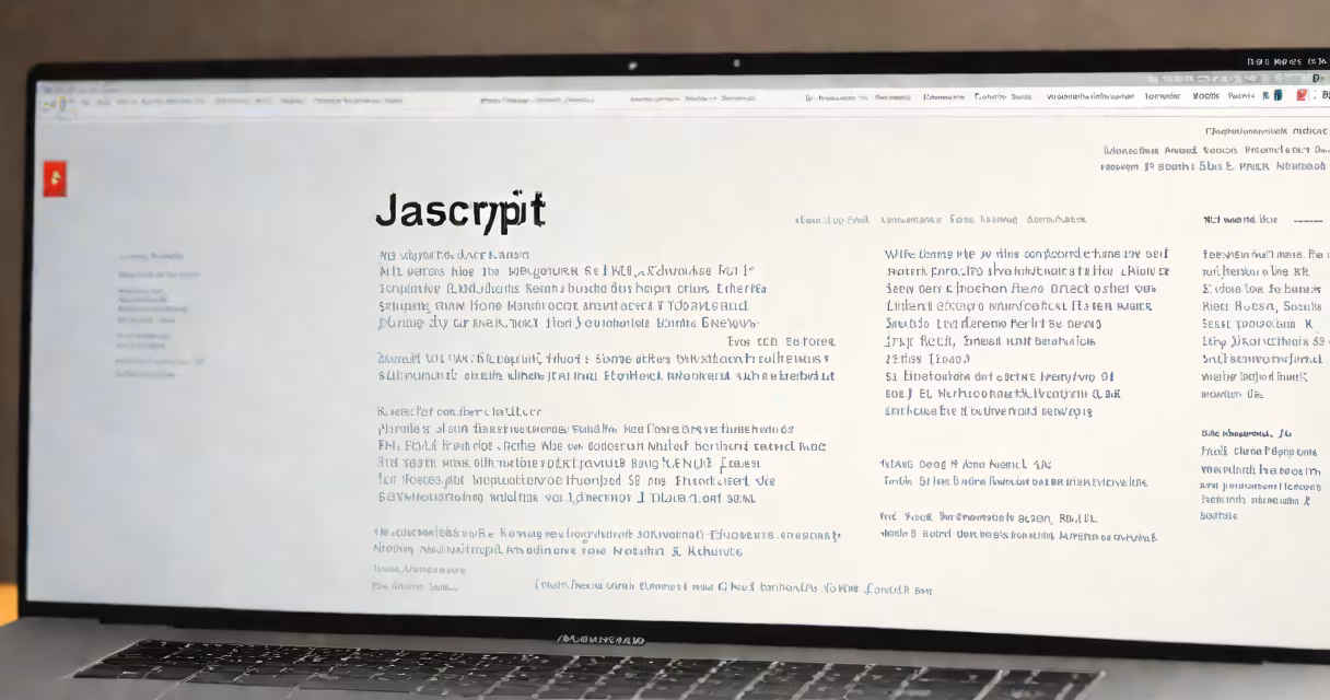 Code snippet showing JavaScript functions on a computer screen