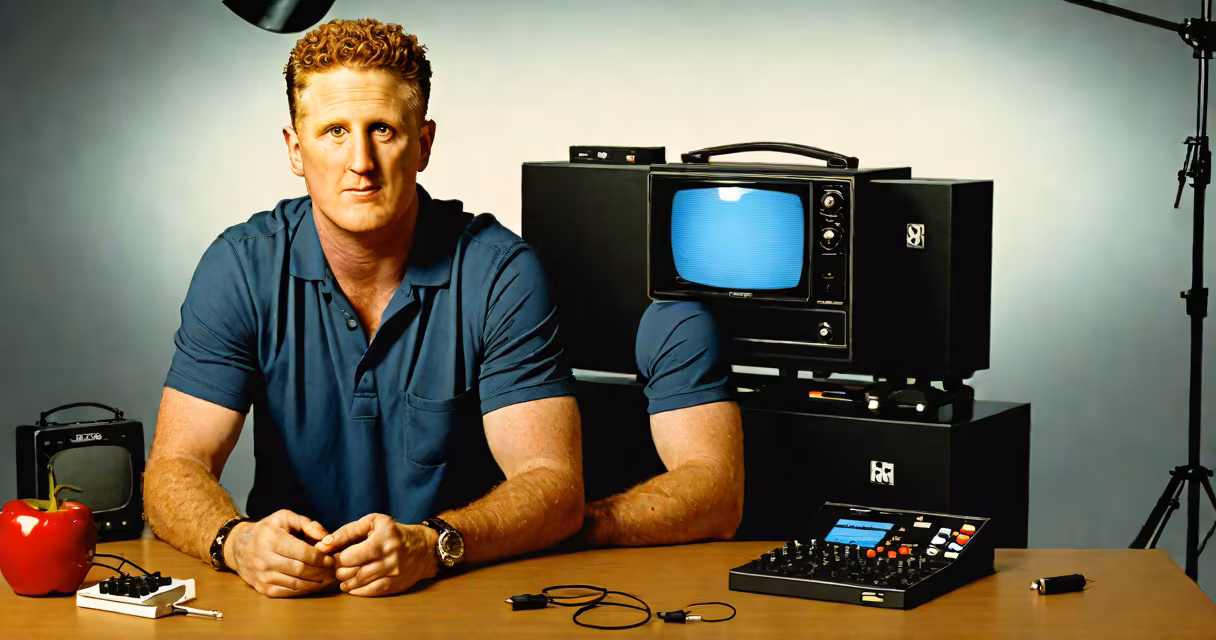 Michael Rapaport in a promotional photo for a TV show