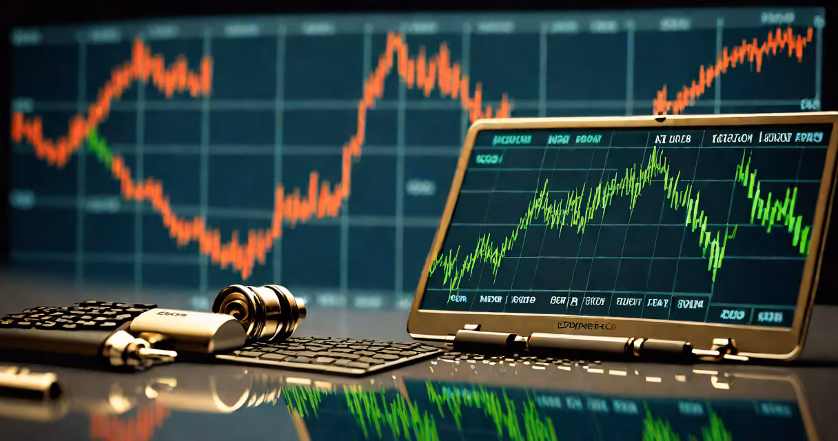 Stock chart showing recent IPO performance trends
