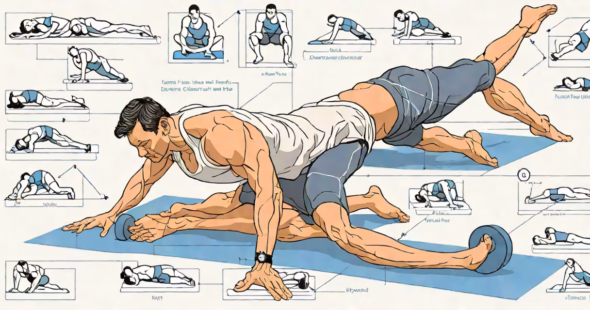 Person stretching their legs on a yoga mat