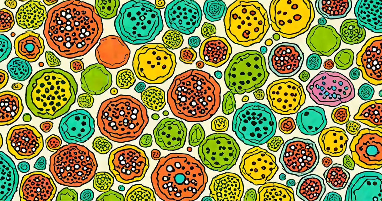 Historical illustration of plant cells from Schleidens research