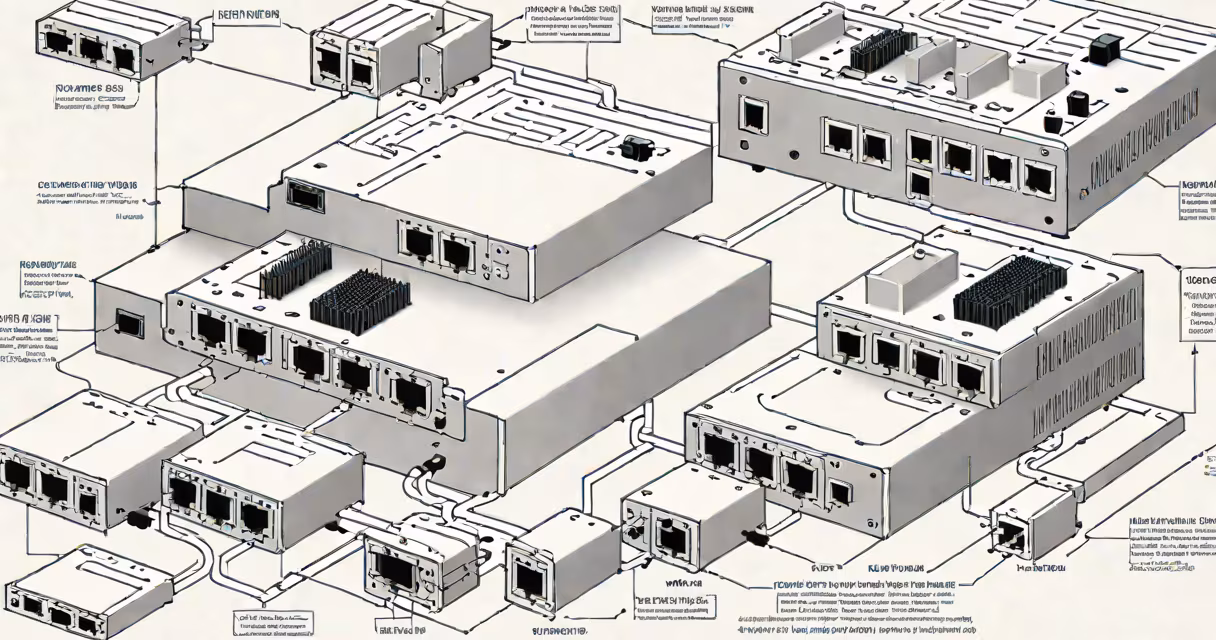 Close-up of an Ethernet port on a router with a cable plugged in