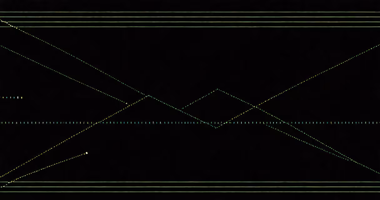 Spectral chart showing mercury emission lines against a black background