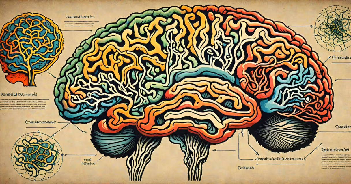 Neuroscience illustration showing brain regions linked to antisocial behavior
