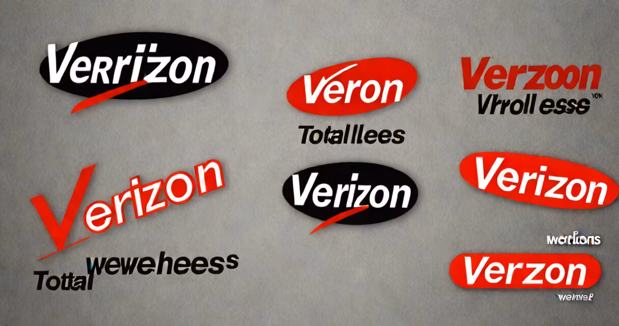 Side-by-side comparison chart of Verizon and Total Wireless logos