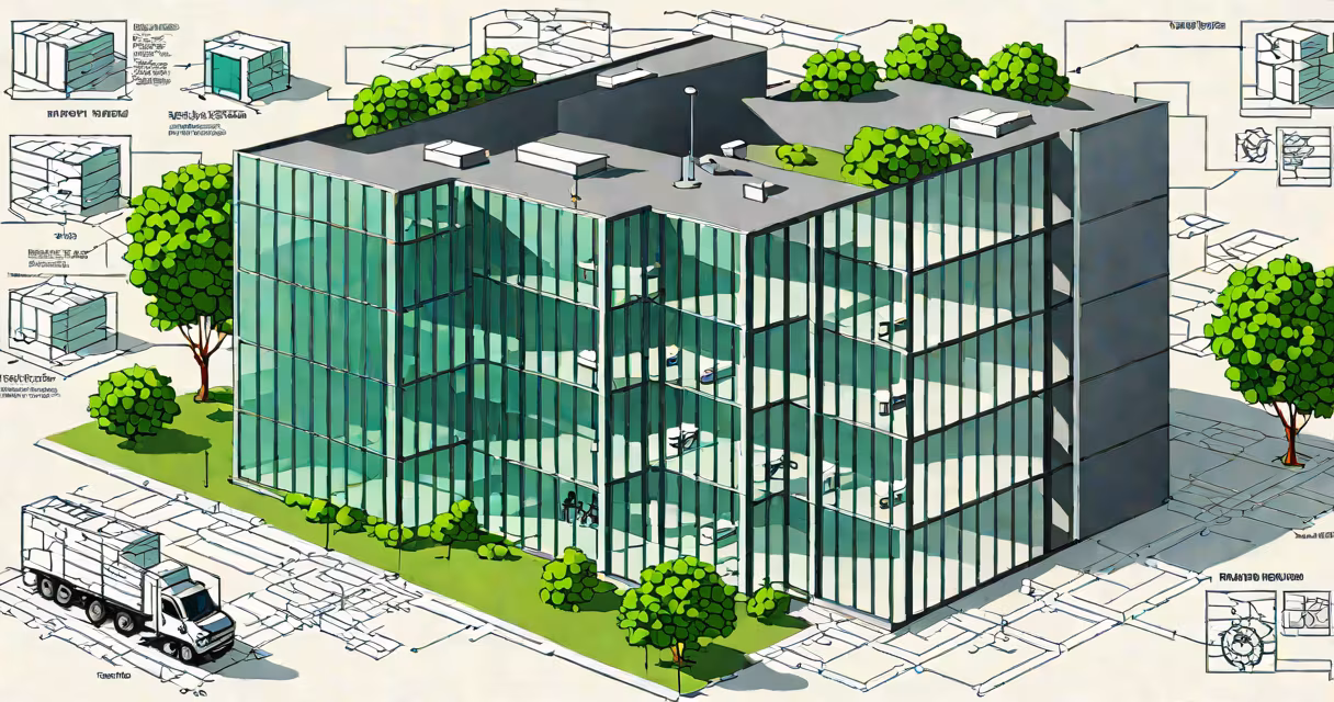 Glass office building with hedge fund logo on exterior
