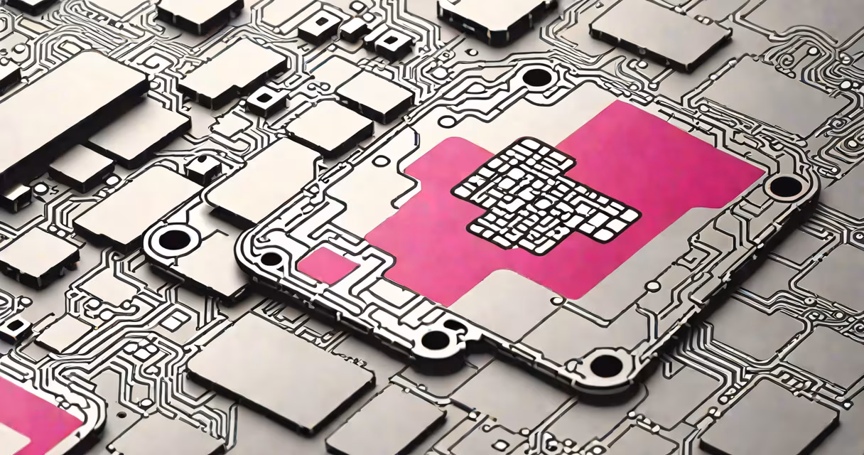 A T-Mobile Germany SIM card on a white background