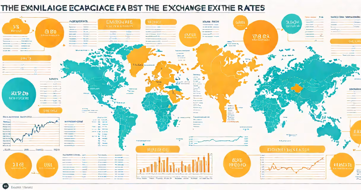 Comparison chart showing exchange rates from different providers