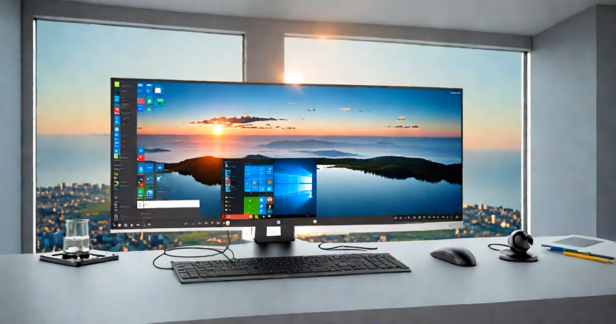 Windows 10 desktop with the Start menu open