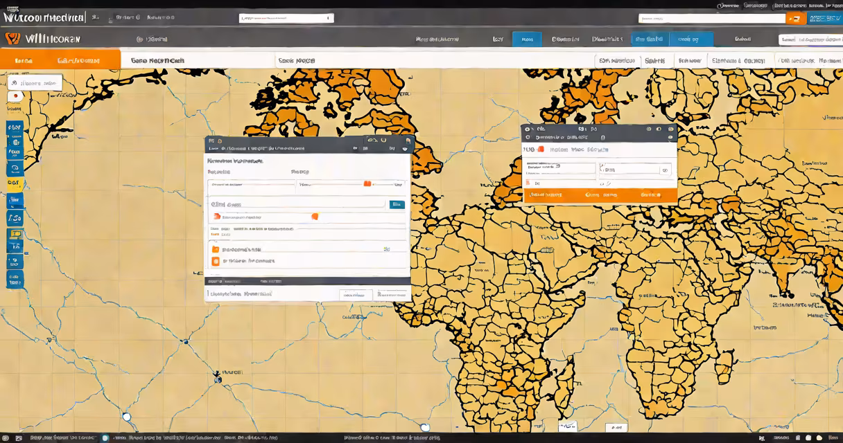 Dashboard screenshot showing shipment tracking interface