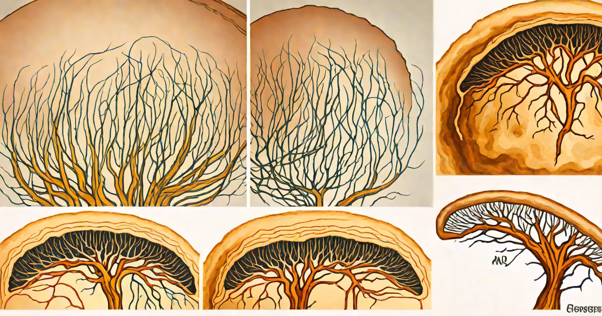 Microscopic view of a healthy hair follicle compared to one affected by androgenic alopecia