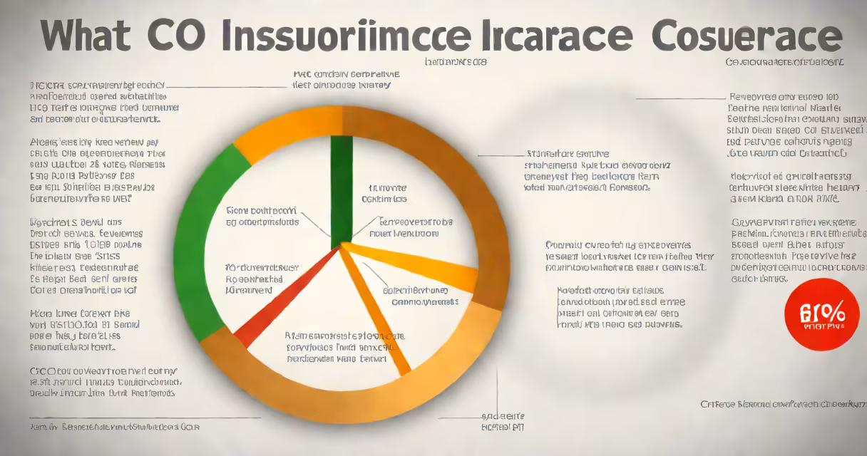 Split pie chart showing 80% insurer coverage and 20% policyholder responsibility