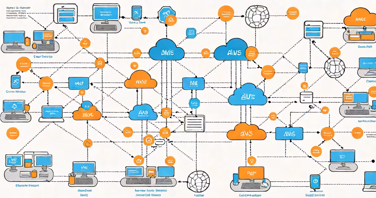 Diagram showing AWS Virtual Cloud architecture with subnets, route tables, and security groups