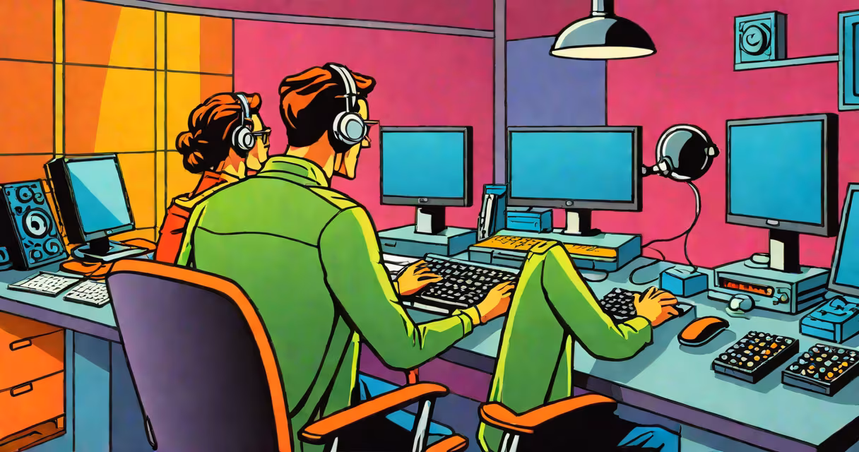 Persona ajustando el brillo de una pantalla de computadora