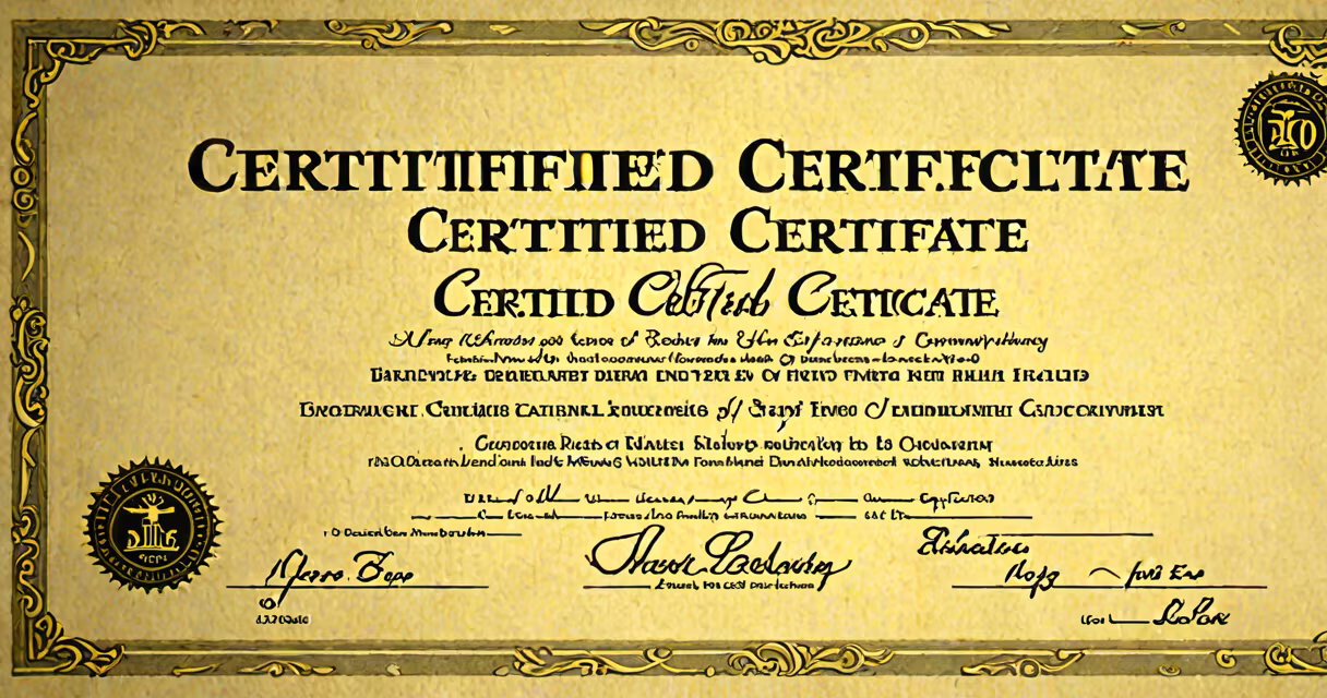 Close-up of a certified birth certificate showing raised seal and signature