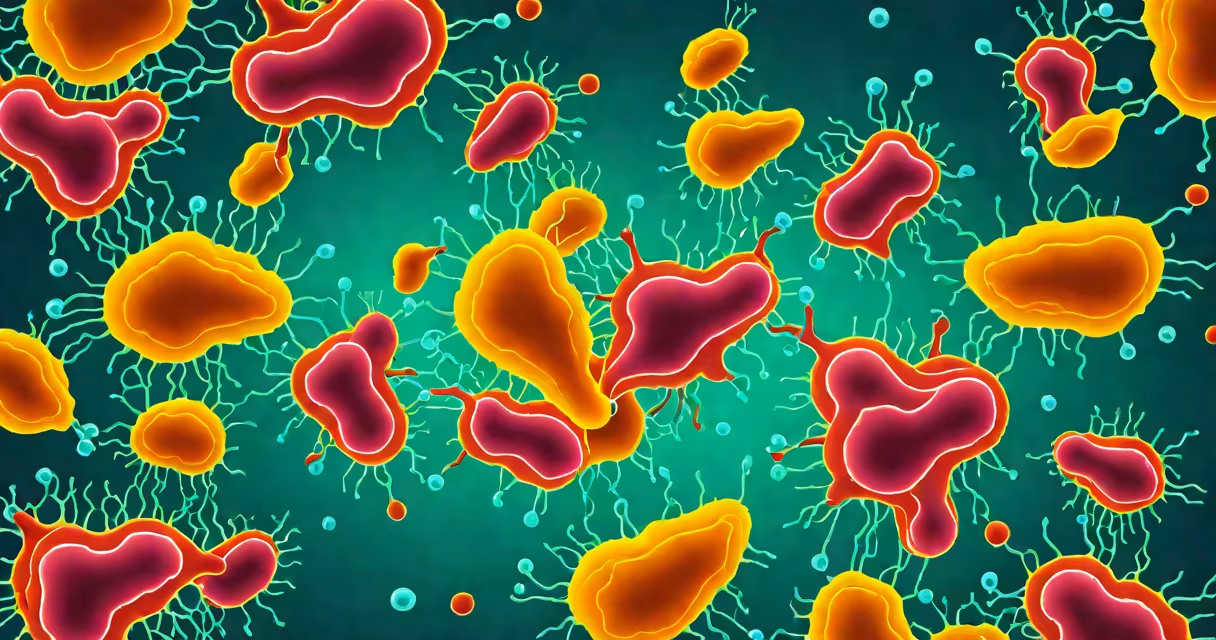 Microscopic image of liver cells showing elevated GGT activity