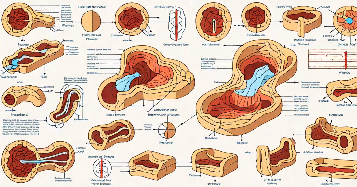 Illustration of menstrual cycle stages with highlighted phases