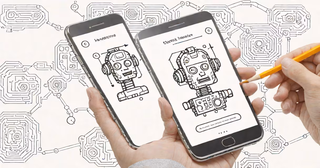 AI-driven chatbot interface on a banking app screen