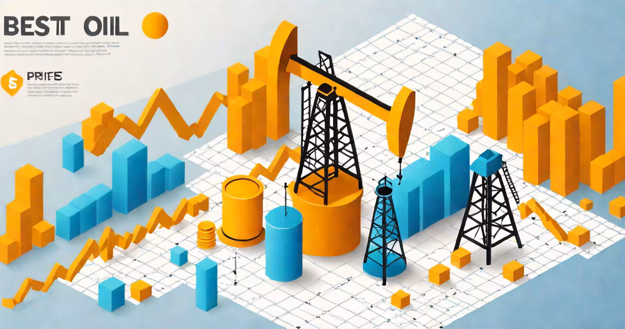 Graph showing oil prices vs. inverse oil ETF performance