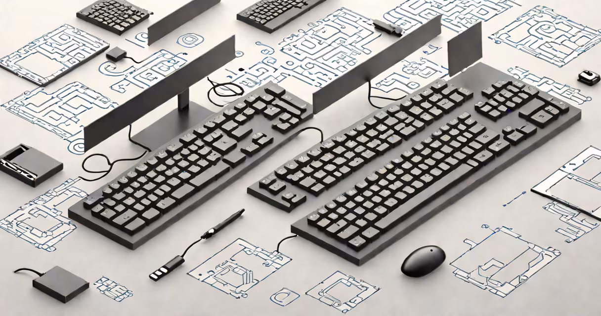 Keyboard with quotation mark keys highlighted