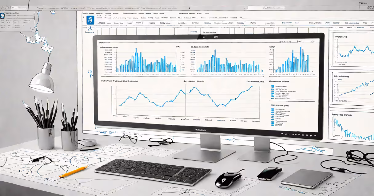 A computer screen displaying Palo Alto Networks earnings report with charts and graphs